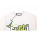 Gucci Lightning Bolt Logo T-Shirt in Cream