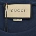 Gucci Navy T-Shirt with Overlapping Logo