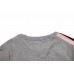 Gucci Grey Sweatshirt with Stripe Detail