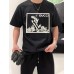 Gucci Snowboarder Graphic Black T-Shirt