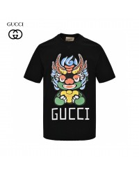 Gucci Dragon Graphic T-shirt Black