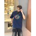 Gucci Navy T-Shirt with Overlapping Logo