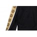Gucci GG Logo Stripe Track Jacket - Black