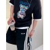 Gucci Black T-Shirt with Bear Graphic