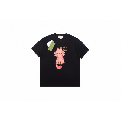 Gucci Cat Graphic T-Shirt