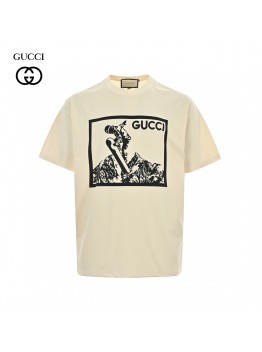 Gucci Snowboarder Graphic T-Shirt