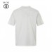 Gucci White T-Shirt with Overlapping Logo