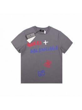 GUCCI x BALENCIAGA T-SHIRT GRAY