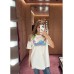Gucci White T-Shirt with Pink Dinosaur Graphic