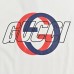 Gucci White T-Shirt with Overlapping Logo