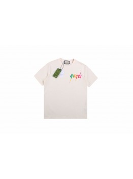 Gucci Lightning Logo T-Shirt (Cream)