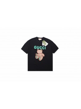 Gucci Teddy Bear Print T-Shirt - Cream