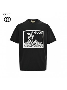 Gucci Snowboarder Graphic Black T-Shirt