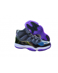 JORDAN 11 Black and Purple