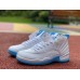 Jordan 12 Retro 'White/University Blue'