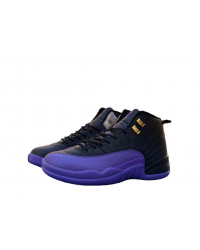 Jordan 12 Black/Field Purple-Metallic Gold-Taxi