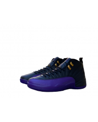 Jordan 12 Black/Field Purple-Metallic Gold-Taxi