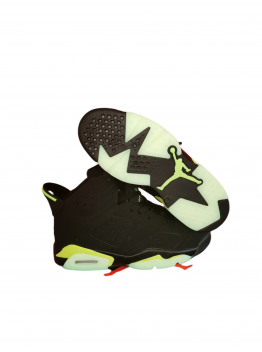 Jordan 6 Black and green