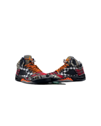 JORDAN 5 bold plaid multi-colorway
