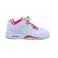 JORDAN 5 White/Red/Green
