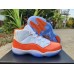 JORDAN 11 Orange and White