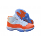 JORDAN 11 Orange and White