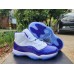 JORDAN 11 Purple and White