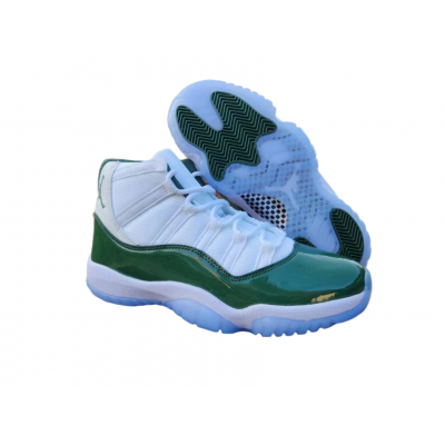 JORDAN 11 Green and White