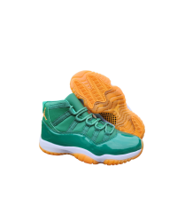 JORDAN 11 Green and Orange