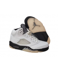 JORDAN 5 RETRO WHITE/BLACK