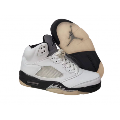 JORDAN 5 RETRO WHITE/BLACK