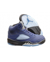 Jordan 5 blue and black