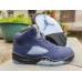 Jordan 5 blue and black