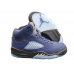 Jordan 5 blue and black