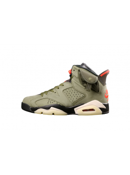 Jordan 6 Retro "Travis Scott - Medium Olive"