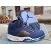 Jordan 5 blue and white