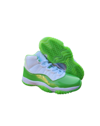 JORDAN 11 Green and White