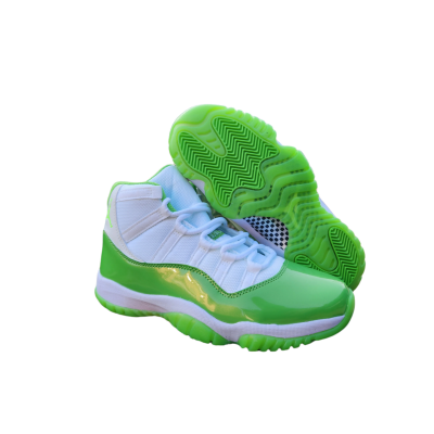 JORDAN 11 Green and White