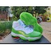 JORDAN 11 Green and White
