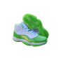 JORDAN 11 Green and White