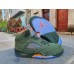 Jordan 5 green and orange