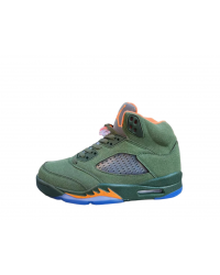 Jordan 5 green and orange