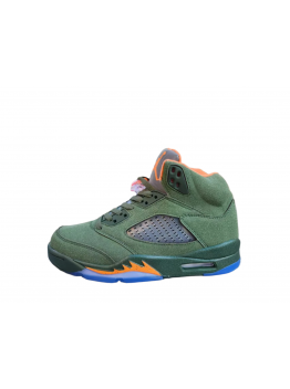 Jordan 5 green and orange