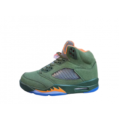 Jordan 5 green and orange