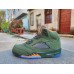 Jordan 5 green and orange