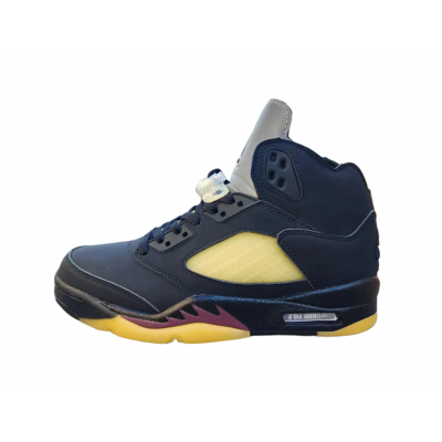 Jordan 5 Black and Yellow