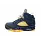 Jordan 5 Black and Yellow