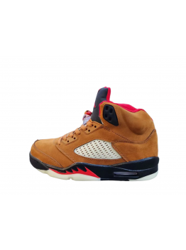 Jordan 5 RED and TAN