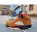 Jordan 5 RED and TAN