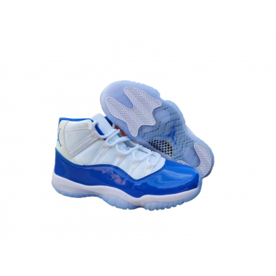 JORDAN 11 Blue and White
